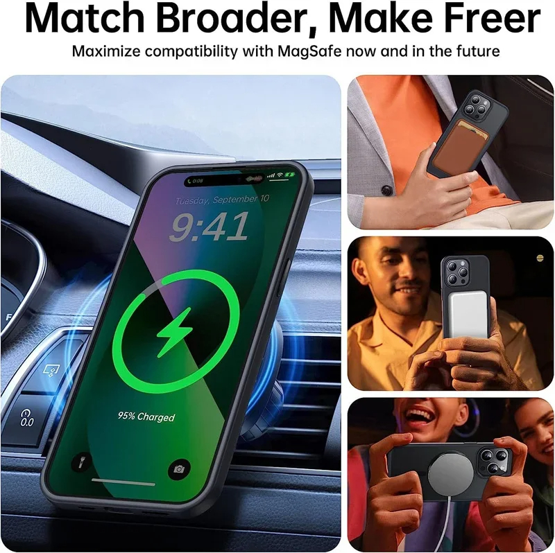 Luxury Magnetic For Magsafe Wireless Charging Phone Case - Image 4