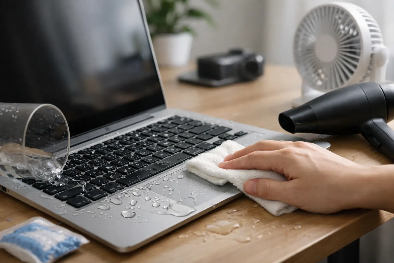 How to Dry Wet Laptop the Right Way