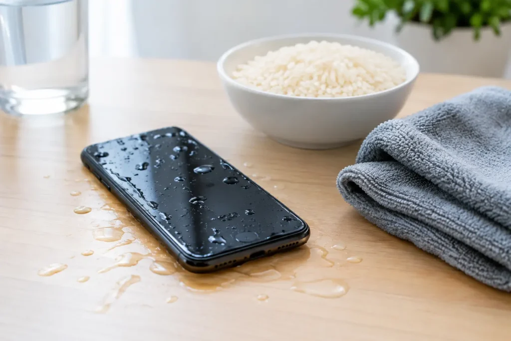 Waterlogged Phone Restoration: What to Do First
